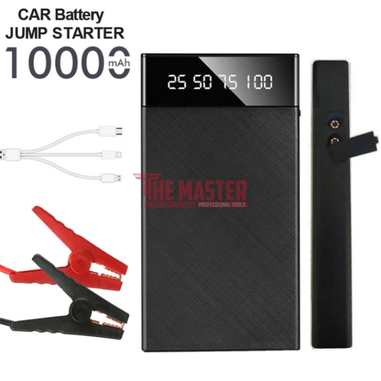 СТАРТЕРНО И ЗАРЯДНО УСТРОЙСТВО ЗА АКУМУЛАТОРИ – 1000A, 12V, 10 000mAh