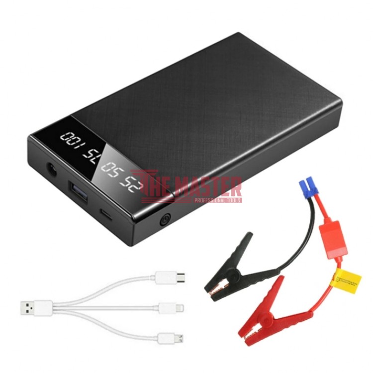 СТАРТЕРНО И ЗАРЯДНО УСТРОЙСТВО ЗА АКУМУЛАТОРИ – 1000A, 12V, 10 000mAh