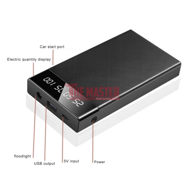 СТАРТЕРНО И ЗАРЯДНО УСТРОЙСТВО ЗА АКУМУЛАТОРИ – 1000A, 12V, 10 000mAh
