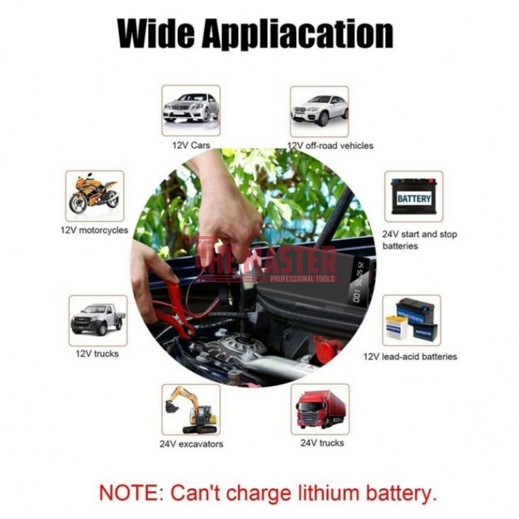 СТАРТЕРНО И ЗАРЯДНО УСТРОЙСТВО ЗА АКУМУЛАТОРИ – 1000A, 12V, 10 000mAh