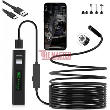 HD WIFI БЕЗЖИЧЕН ЕНДОСКОП КАМЕРА ЗА ТЕЛЕФОН – iOS / ANDROID, 720p, 5М КАБЕЛ