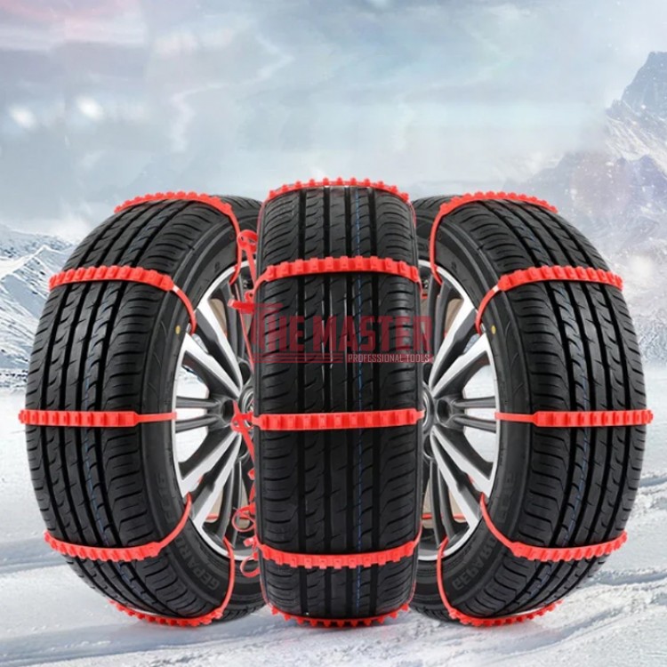 КОМПЛЕКТ ОТ 10 БРОЯ PVC ВЕРИГИ ЗА СНЯГ – МОДЕЛ: 08058 / PA1159