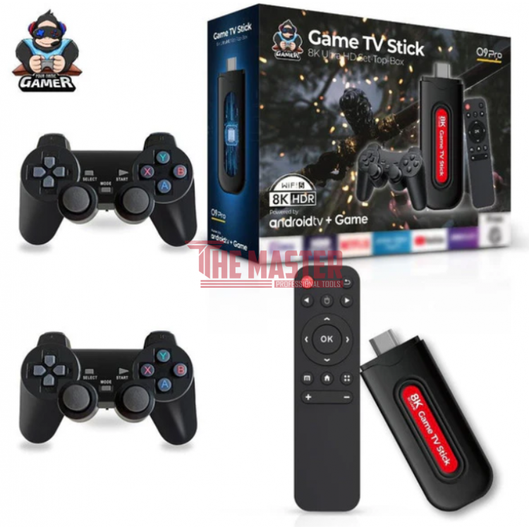 БЕЗЖИЧНА КОНЗОЛА GAME STICK Q9PRO – ANDROID 14, 49 000+ ИГРИ, 4K ULTRA HD
