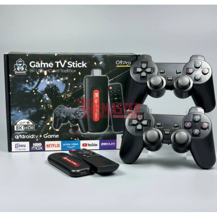 БЕЗЖИЧНА КОНЗОЛА GAME STICK Q9PRO – ANDROID 14, 49 000+ ИГРИ, 4K ULTRA HD