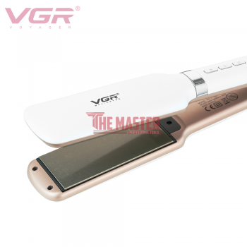 ПРЕСА ЗА КОСА VGR V-520 – ТУРМАЛИНОВО-КЕРАМИЧНИ ПЛОЧИ, LED ДИСПЛЕЙ