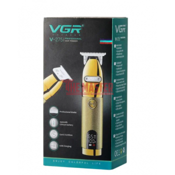 МАШИНКА ЗА ПОДСТРИГВАНЕ (HAIR TRIMMER) VGR V-275 – LCD ДИСПЛЕЙ, 6500 RPM