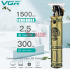 БЕЗЖИЧЕН ТРИМЕР ЗА КОСА И БРАДА VGR V-085 – 300 МИН РАБОТА, USB ЗАРЕЖДАНЕ