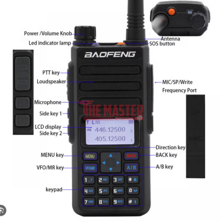 DMR РАДИОСТАНЦИЯ DR-1801UV – ДИГИТАЛНА И АНАЛОГОВА, VHF/UHF