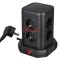 РАЗКЛОНИТЕЛ ТИП КУЛА KONEKTO KN41091 – 8 ГНЕЗДА + 4 USB, 3500W ЧЕРЕН