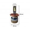 SMART LED КРУШКИ H4 – DUAL COLOR CSP, BLUETOOTH APP, CANBUS, 70W