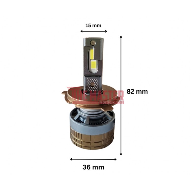 SMART LED КРУШКИ H4 – DUAL COLOR CSP, BLUETOOTH APP, CANBUS, 70W
