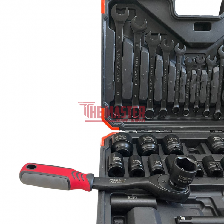 ГЕДОРЕ С УДАРНИ ВЛОЖКИ 37 ЧАСТИ 1/2″ STAHLMAYER