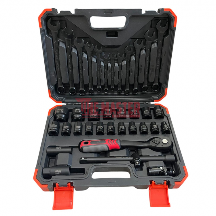 ГЕДОРЕ С УДАРНИ ВЛОЖКИ 37 ЧАСТИ 1/2″ STAHLMAYER