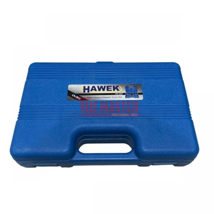 КОМПЛЕКТ УДАРНИ ПРЕХОДНИЦИ И КАРЕТА HAWEK – 11 ЧАСТИ (1/4″, 3/8″, 1/2″)
