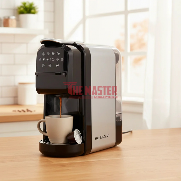 КАФЕМАШИНА SOKANY SK-04031 – 3в1 (МЛЯНО КАФЕ + NESpresso + DOLCE GUSTO), 1400W, 20 BAR