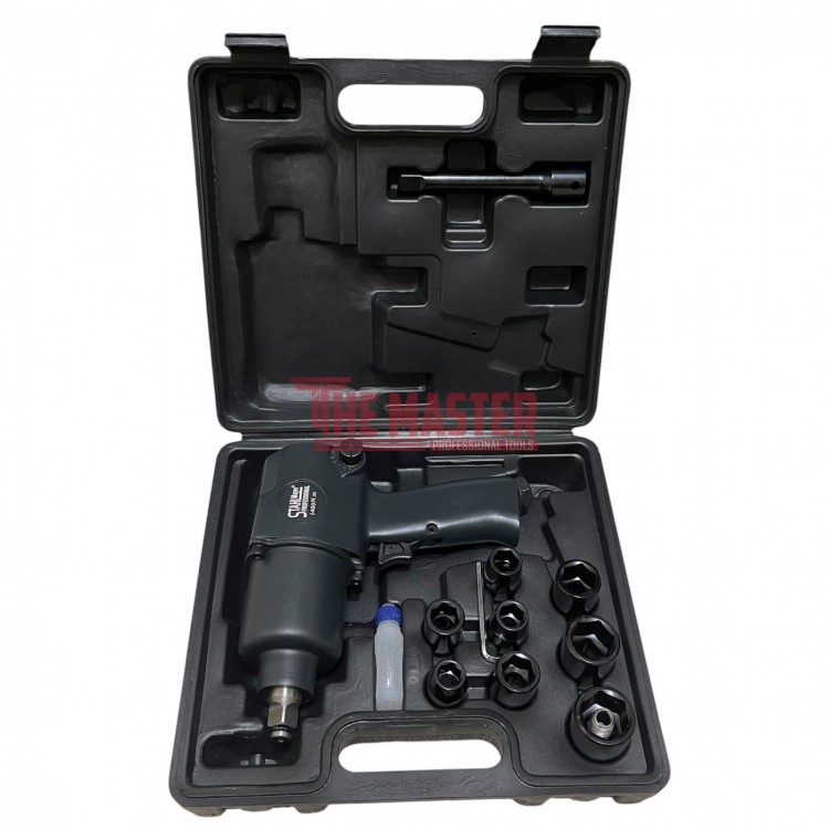 ПНЕВМАТИЧЕН УДАРЕН ГАЙКОВЕРТ STAHLMAYER 1/2″ – 1400 Nm, ПРОФЕСИОНАЛЕН КОМПЛЕКТ