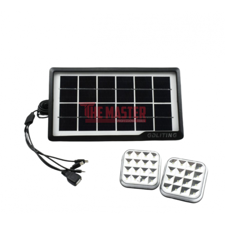 СОЛАРНА СИСТЕМА GD-030 – КОМПАКТНО LED ОСВЕТЛЕНИЕ БЕЗ ТОК
