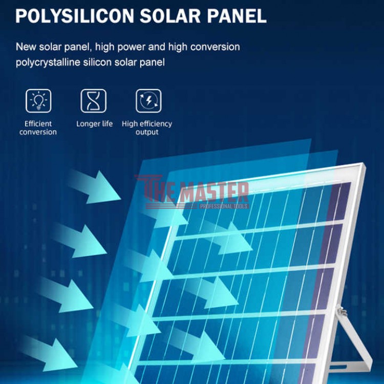 СОЛАРНА LED ТАВАННА ЛАМПА JORTAN 100W С ОТДЕЛЕН ПАНЕЛ