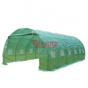 ОРАНЖЕРИЯ ТУНЕЛНА 6×3×2 М – UV ПОКРИТИЕ 140 g/m² И ЗДРАВА КОНСТРУКЦИЯ