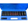 УДАРНИ ВЛОЖКИ 1/2″ УДЪЛЖЕНИ (10 – 32 ММ) 15 ЧАСТИ HAWEK