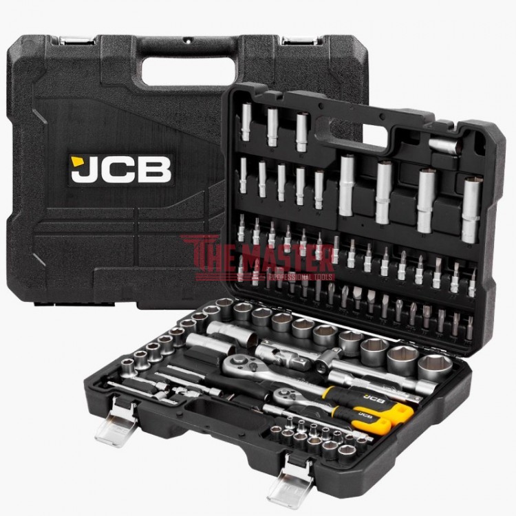 Комплект Гедоре JCB - 94 части, 1/2 и 1/4