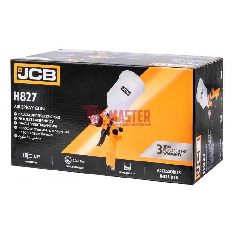 Професионален пистолет за боядисване JCB с горно казанче 1.4mm