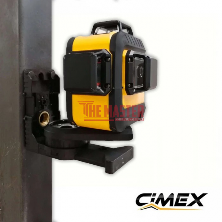 Лазерен нивелир 3х360°, зелен лъч CIMEX