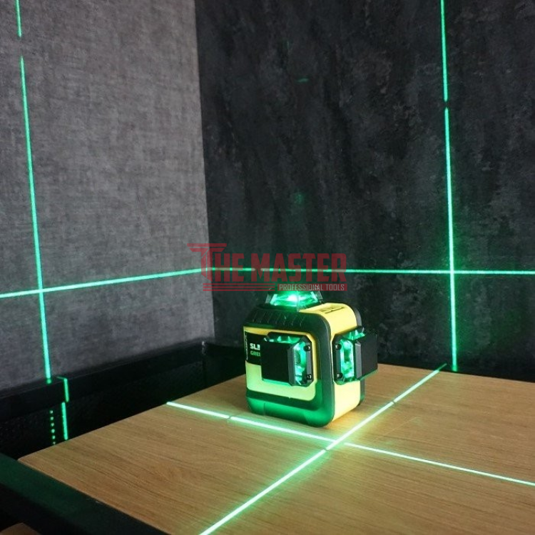 Лазерен нивелир 3х360°, зелен лъч CIMEX