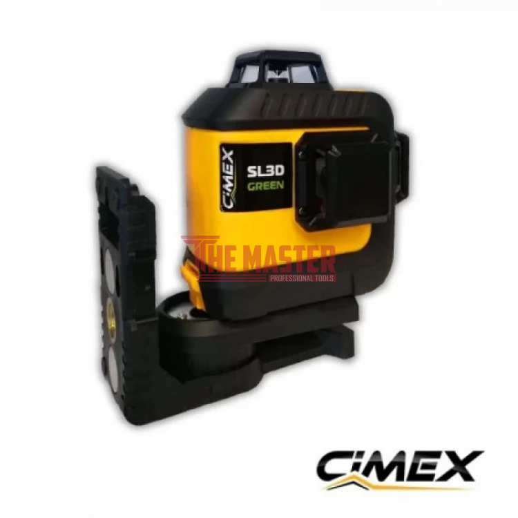 Лазерен нивелир 3х360°, зелен лъч CIMEX
